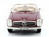 Cochesdemetal.es 1963 Mercedes-Benz 230 SL Pagode Convertible W113 Granate 1.18 Norev 183766