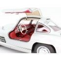 Cochesdemetal.es 1954 Mercedes-Benz 300 SL Gullwing "Alas de Gaviota" W198 Gris Metalizado 1:18 Norev HQ 183850