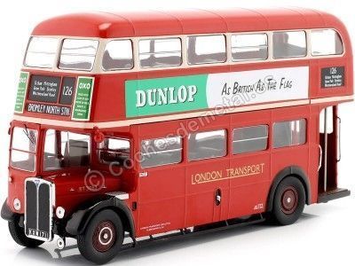 Cochesdemetal.es 1939 AEC Regent III RT Autobús Urbano Londres Rojo 1:43 IXO Models BUS034LQ