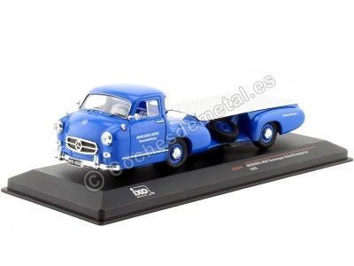 Cochesdemetal.es 1955 Mercedes-Benz Renntransporter "El Milagro Azul" 1:43 IXO Models RAC342