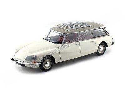 Cochesdemetal.es 1970 Citroen DS 19 Break Blanco-Crema Norev 181590