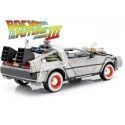 CARSDEMETAL.ES 1990 Dellorean DMC 12 "Retour au Future III + Lights" 1:24 Jada Toys 32166