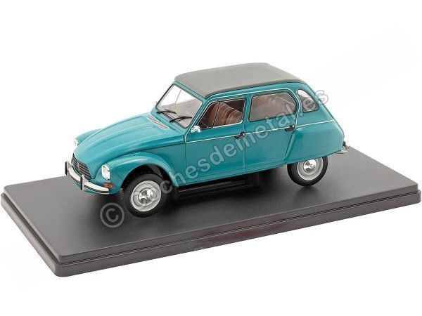 Cochesdemetal.es 1970 Citroen Dyane 6 "Coches Inolvidables" Turquesa 1:24 Editorial Salvat ES22