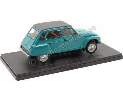 Cochesdemetal.es 1970 Citroen Dyane 6 "Coches Inolvidables" Turquesa 1:24 Editorial Salvat ES22 2