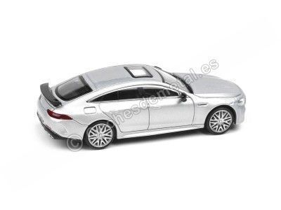 Cochesdemetal.es 2018 Mercedes-AMG GT 63 S Plateado 1:64 Paragon Models 55283 2