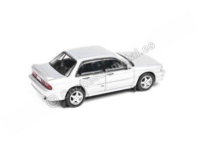 Cochesdemetal.es 1988 Mitsubishi Galant VR-4 Grace Silver 1:64 Paragon Models 55108 2