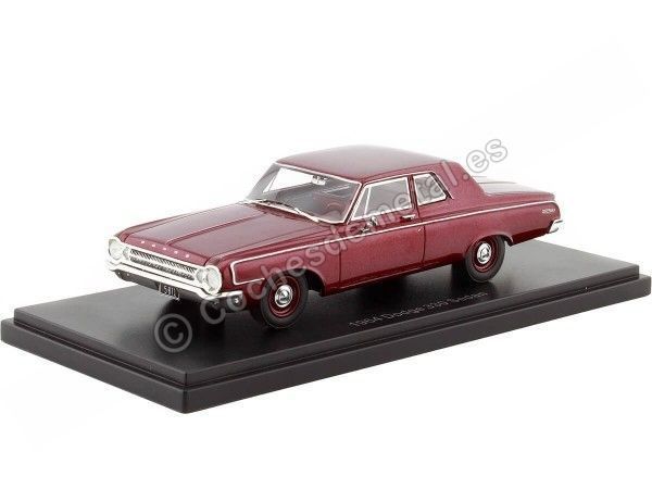 Cochesdemetal.es 1964 Dodge 330 Sedan Granate Metalizado 1:43 NEO Scale Models 47223