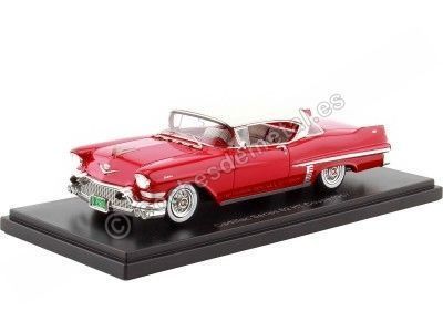 1957 Cadillac Series 62 Hardtop Coupe Rojo/Blanco 1:43 NEO Scale Models 49601 Cochesdemetal.es