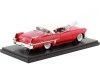 Cochesdememetal.es 1957 Cadillac Series 62 Hardtop Coupe Rojo / Blanco 1:43 Modèles à l'échelle Neo 49601