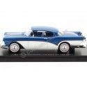 Cochesdemetal.es 1957 Buick Roadmaster Hardtop Coupé Azul / Blanco 1:43 Modèles à l'échelle Neo 44074