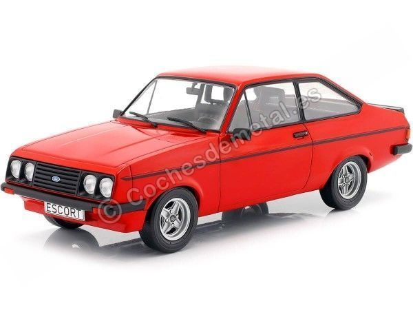 Cochesdemetal.es 1977 Ford Escort MK II RS 2000 Rojo 1:18 MC Group 18249