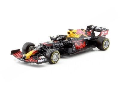 2021 Red Bull Racin Honda RB16B Nº33 Max Verstappen Campeón Del Mundo 1:43 Bburago 38055V Cochesdemetal.es