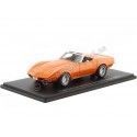 Cochesdememetal.es 1973 Chevrolet Corvette C3 Cabriolet Naranja 1:43 Modèles à l'échelle Neo 46935