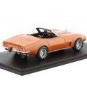 Cochesdememetal.es 1973 Chevrolet Corvette C3 Cabriolet Naranja 1:43 Modèles à l'échelle Neo 46935