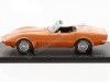 Cochesdememetal.es 1973 Chevrolet Corvette C3 Cabriolet Naranja 1:43 Modèles à l'échelle Neo 46935