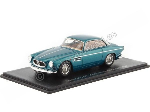 Cochesdemetal.es 1956 Maserati A6G 2000 Allemano Coupé Turquesa Metalizado 1:43 NEO Scale Models 46562