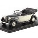Cochesdemetal.es 1939 Audi 920 Cabriolet Lunettes Negro / Blanco 1:43 Modèles à l'échelle Neo 47085