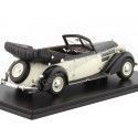 Cochesdemetal.es 1939 Audi 920 Cabriolet Lunettes Negro / Blanco 1:43 Modèles à l'échelle Neo 47085