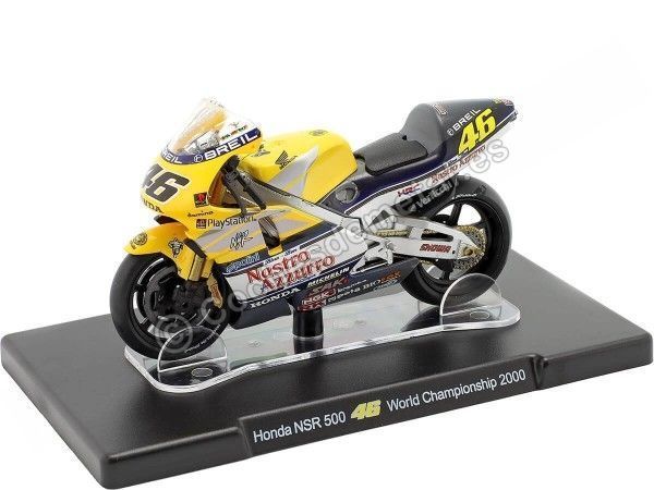 Cochesdemetal.es 2000 Honda NSR 500 Nº46 Valentino Rossi MotoGP 1:18 Editorial Salvat ROSSI0004