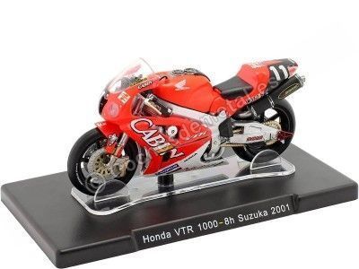 2001 Honda VTR 1000 Nº46 Valentino Rossi Campeón 8h. de Suzuka 1:18 Editorial Salvat ROSSI1006 Cochesdemetal.es