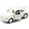 CARSDEMETAL.ES 1969 Volkswagen VW Beetle "007 James Bond aux services secrets de Sa Majesté" White 1:24 Max Motor 79854