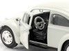 CARSDEMETAL.ES 1969 Volkswagen VW Beetle "007 James Bond aux services secrets de Sa Majesté" White 1:24 Max Motor 79854