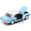 CARSDEMETAL.ES 1964 Ford Mustang 1/2 Hardtop "007 James Bond Trueno Operation" Blue / White 1:24 Max 79855 Motor