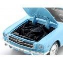 CARSDEMETAL.ES 1964 Ford Mustang 1/2 Hardtop "007 James Bond Trueno Operation" Blue / White 1:24 Max 79855 Motor