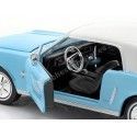 CARSDEMETAL.ES 1964 Ford Mustang 1/2 Hardtop "007 James Bond Trueno Operation" Blue / White 1:24 Max 79855 Motor