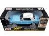 CARSDEMETAL.ES 1964 Ford Mustang 1/2 Hardtop "007 James Bond Trueno Operation" Blue / White 1:24 Max 79855 Motor