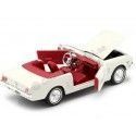 Cochesdemetal.es 1964 Ford Mustang 1/2 convertible "007 James Bond Contra Goldfinger" Beige 1:24 Motor Max 79852