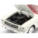 Cochesdemetal.es 1964 Ford Mustang 1/2 convertible "007 James Bond Contra Goldfinger" Beige 1:24 Motor Max 79852