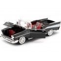 CARSDEMETAL.ES 1957 Chevrolet Bel Air "007 James Bond contre le Dr No" Black 1:18 Max Motor 79831