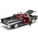 CARSDEMETAL.ES 1957 Chevrolet Bel Air "007 James Bond contre le Dr No" Black 1:18 Max Motor 79831