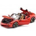 Cochesdemetal.es 2020 Ferrari SF90 Stradale Hybid Spider Rojo 1:18 Bburago 18016