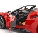Cochesdemetal.es 2020 Ferrari Sf90 Road Hybid Spider Rojo 1:18 Bburago 18016