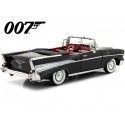 CARSDEMETAL.ES 1957 Chevrolet Bel Air "007 James Bond contre le Dr No" Black 1:18 Max Motor 79831