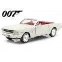 Cochesdemetal.es 1964 Ford Mustang 1/2 Convertible "007 James Bond Contra Goldfinger" Beige 1:24 Motor Max 79852