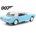 Cochesdemetal.es 1964 Ford Mustang 1/2 Hardtop "007 James Bond Operación Trueno" Azul/Blanco 1:24 Motor Max 79855