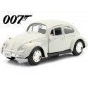 Cochesdemetal.es 1969 Volkswagen VW Escarabajo "007 James Bond Al Servicio Secreto de su Majestad" Blanco 1:24 Motor Max 79854