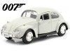 Cochesdemetal.es 1969 Volkswagen VW Escarabajo "007 James Bond Al Servicio Secreto de su Majestad" Blanco 1:24 Motor Max 79854