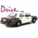 Carsdemetal.es 2001 Ford Crown Victoria Interceptor da polícia de Los Angeles "Drive" 1:24 Greenlight 84143