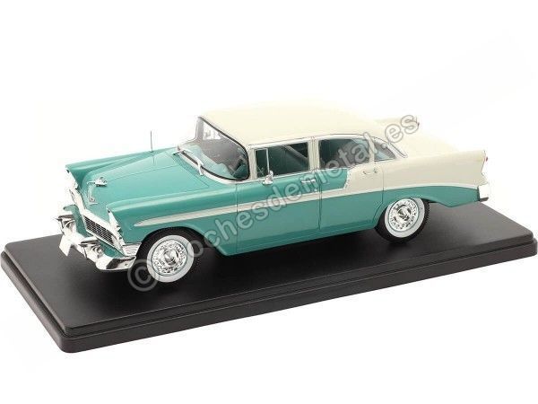 Cochesdemetal.es 1955 Chevrolet Bel Air Hard Top Verde/Blanco "Coches Inolvidables" 1:24 Editorial Salvat ES29