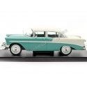 Carsdemetal.es 1955 Chevrolet Bel Air Hard Top Green/Branco "Carros Inesquecíveis" 1:24 Editorial Salvat Es29