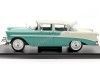 Carsdemetal.es 1955 Chevrolet Bel Air Hard Top Green/Branco "Carros Inesquecíveis" 1:24 Editorial Salvat Es29