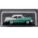Carsdemetal.es 1955 Chevrolet Bel Air Hard Top Green/Branco "Carros Inesquecíveis" 1:24 Editorial Salvat Es29