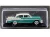 CARSDEMETAL.ES 1955 Chevrolet Bel Air Hard Top Green / White "CARS INPEPTABLE" 1:24 Éditorial Salvat ES29