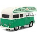 Cochesdemetal.es 1967 Volkswagen Type 2 (T3) Camper de Blanco / Verde 1:24 Motor Max 79592