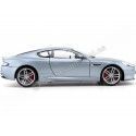 2013 Aston Martin DB9 6.0 V12 Coupé Gris Azulado 1:18 Welly 18045 Cochesdemetal 7 - Coches de Metal 