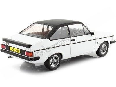 Cochesdemetal.es 1977 Ford Escort MK II RS 2000 Blanco/Negro 1:18 MC Group 18248 2